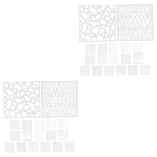 Angoily 2 Sätze Teiliges Geometrischer Malvorlagen Wiederverwendbare Schablonen Für Kreative Diy Projekte Für Wandgestaltung Stoffmalerei Für Möbel 18 Stück * 2 Angoily 2 Sätze Teiliges Geometrischer Malvorlagen Wiederverwendbare Schablonen Für Kreative Diy Projekte Für Wandgestaltung Stoffmalerei Für Möbel 18 Stück * 2 von Angoily