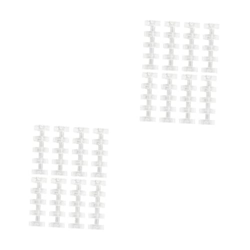 Angoily 2 Sätze Teiliges Loseblatt Binder Mit Fünf Löchern Flexibles Und Leichtes Design Für Scrapbooking Und Kreative Transparent Für Notizen Und Alben 8 Stücke * 2 von Angoily