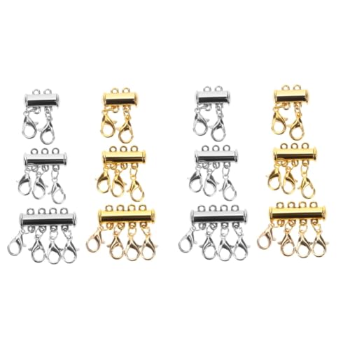 Angoily 2 Sätze Teiliges Magnetverschluss Für Mehrlagige Und Armbänder Praktische Schmuckverbindungen Und Einfach Zu Bedienen Für Diy Schmuckherstellung 6 Stücke * 2 Angoily 2 Sätze Teiliges Magnetverschluss Für Mehrlagige Und Armbänder Praktische Schmuckverbindungen Und Einfach Zu Bedienen Für Diy Schmuckherstellung 6 Stücke * 2 von Angoily