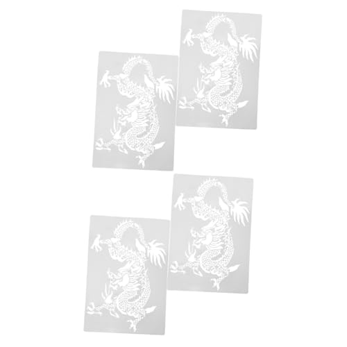 Angoily 2 Sätze Teiliges Malschablonen Für Drachenmotiv Wiederverwendbare Malvorlagen Zeichenwerkzeuge Für Endlose Kunstwerke Und Doodling Im Diy Stil 2 Stücke * 2 Angoily 2 Sätze Teiliges Malschablonen Für Drachenmotiv Wiederverwendbare Malvorlagen Zeichenwerkzeuge Für Endlose Kunstwerke Und Doodling Im Diy Stil 2 Stücke * 2 von Angoily