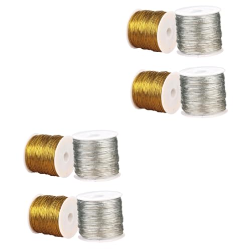 Angoily 2 Sätze Teiliges Metallische Kordel Für Schmuckherstellung Diy Bead String Gold Und Silber Gold Silber Für Dekoration Basteln Und 4 Stück * 2 Angoily 2 Sätze Teiliges Metallische Kordel Für Schmuckherstellung Diy Bead String Gold Und Silber Gold Silber Für Dekoration Basteln Und 4 Stück * 2 von Angoily
