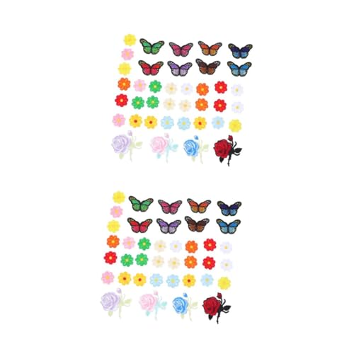 Angoily 2 Sätze Teiliges Mit Bestickten Schmetterlingen Und Diy Applikationen Für Nähprojekte Zur Verschönerung Von Kleidung Taschen Und Mehr 39 Stück * 2 Angoily 2 Sätze Teiliges Mit Bestickten Schmetterlingen Und Diy Applikationen Für Nähprojekte Zur Verschönerung Von Kleidung Taschen Und Mehr 39 Stück * 2 von Angoily