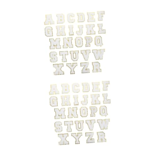 Angoily 2 Sätze Teiliges Selbstklebende Buchstaben Applikationen Stickerei Patches Für Kleidung Hüte Taschen Diy Reparatur Patches Weiß Zum Verzieren Und Ausbessern 26 Stücke * 2 Angoily 2 Sätze Teiliges Selbstklebende Buchstaben Applikationen Stickerei Patches Für Kleidung Hüte Taschen Diy Reparatur Patches Weiß Zum Verzieren Und Ausbessern 26 Stücke * 2 von Angoily