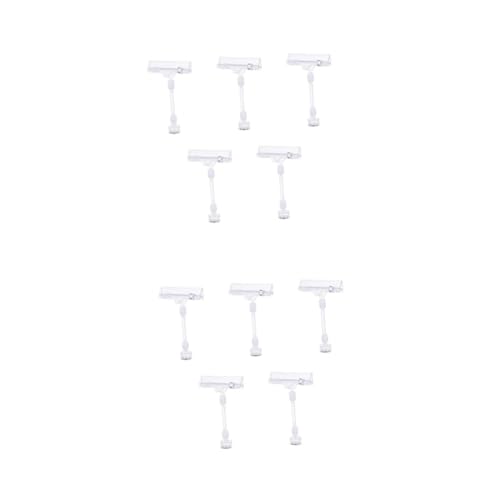 Angoily 2 Sätze Teiliges Set Transparente Preisschildhalter Für Supermärkte Und Geschäfte Stabiler Clip Für Etiketten Und Preisschilder Einfach Zu Bedienen Langlebig Und 5 Stücke * 2 von Angoily