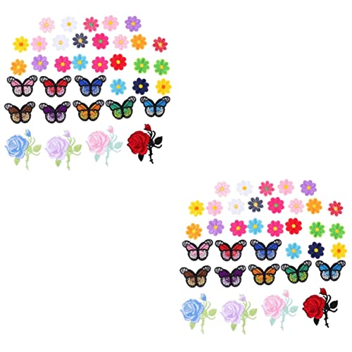 Angoily 2 Sätze Teiliges Stickern Mit Bestickten Rosenblüten Für Kleidung Zum Aufbügeln Oder Annähen Weich Und Hautfreundlich Dekorative Patches Für Diy Projekte 36 Stück * 2 Angoily 2 Sätze Teiliges Stickern Mit Bestickten Rosenblüten Für Kleidung Zum Aufbügeln Oder Annähen Weich Und Hautfreundlich Dekorative Patches Für Diy Projekte 36 Stück * 2 von Angoily