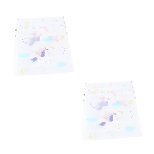 Angoily 2 Sätze Teiliges Transparenter Dokumentenhalter Aus Kunststoff Multifunktionale Reißverschlusstasche Für Schreibwaren Organizer Mit Cartoon Muster Für Schule Und Büro 4 Stücke * 2 von Angoily