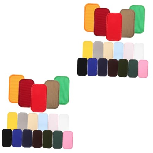 Angoily 2 Sätze Teiliges Twill Applikations Patches Zum Aufnähen Für Kleidung Taschen Hüte Diy Bastelbedarf Zur Dekoration Und Reparatur Von Jacken Und Textilien 18 Stücke * 2 von Angoily