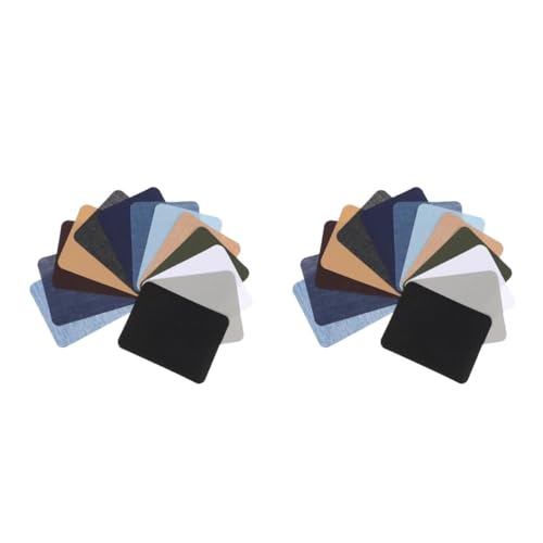 Angoily 2 Sätze Teiliges Von Bügel Patches Für Kleidung Rechteckige Selbstklebende Reparatur Patches Für Jeans Taschen Und Dekoration Für Diy Projekte Und Kleidungsgestaltung 24 Stück * 2 Angoily 2 Sätze Teiliges Von Bügel Patches Für Kleidung Rechteckige Selbstklebende Reparatur Patches Für Jeans Taschen Und Dekoration Für Diy Projekte Und Kleidungsgestaltung 24 Stück * 2 von Angoily