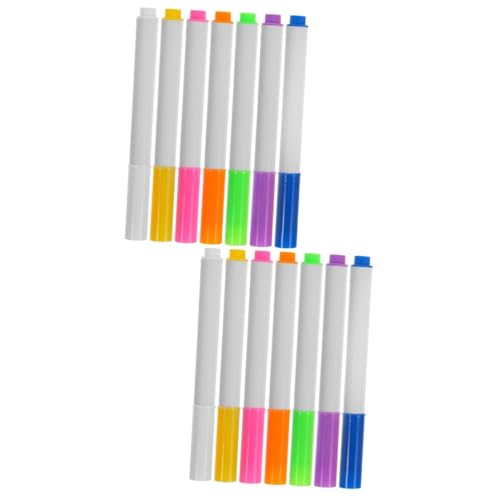 Angoily 2 Sätze Teiliges Wiederverwendbare Whiteboard Marker Abwischbare Tafelstifte Leuchtenden Für Klassenzimmer Büro Und Zuhause Spitze Für Präzise Notizen 7 Stück * 2 Angoily 2 Sätze Teiliges Wiederverwendbare Whiteboard Marker Abwischbare Tafelstifte Leuchtenden Für Klassenzimmer Büro Und Zuhause Spitze Für Präzise Notizen 7 Stück * 2 von Angoily