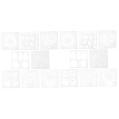 Angoily 2 Sätze Teiliges Zeichenschablonen Für Wiederverwendbare Malvorlagen Für Diy Projekte Für Tafel Dekoration Fotoalben Und Grußkarten 8 Stücke * 2 Angoily 2 Sätze Teiliges Zeichenschablonen Für Wiederverwendbare Malvorlagen Für Diy Projekte Für Tafel Dekoration Fotoalben Und Grußkarten 8 Stücke * 2 von Angoily