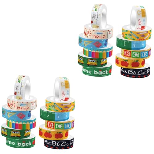 Angoily 2 Sätze Transparentes Rollband Pastell Farbig Ästhetisch Rosa Handwerk Büroband Washi-tape Für Scrapbooking Bastelband Dekorative Klebebänder Diy-bänder Aufkleber 12 Rollen * 2 Angoily 2 Sätze Transparentes Rollband Pastell Farbig Ästhetisch Rosa Handwerk Büroband Washi-tape Für Scrapbooking Bastelband Dekorative Klebebänder Diy-bänder Aufkleber 12 Rollen * 2 von Angoily