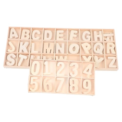 Angoily 2 Sätze Unlackiertes Holzbuchstaben mit Alphabet und Zahlen Diy Holzspielzeug für Kreative Lernhilfen und Dekoration für Zuhause Unbemalte Holzstücke für Bastelprojekte Angoily 2 Sätze Unlackiertes Holzbuchstaben mit Alphabet und Zahlen Diy Holzspielzeug für Kreative Lernhilfen und Dekoration für Zuhause Unbemalte Holzstücke für Bastelprojekte von Angoily