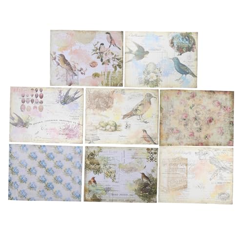 Angoily 2 Sätze Vintage Scrapbook Papier für Diy Projekte Dekorative Hintergründe für Alben und Journale pro für Bastelarbeiten und Persönliche Angoily 2 Sätze Vintage Scrapbook Papier für Diy Projekte Dekorative Hintergründe für Alben und Journale pro für Bastelarbeiten und Persönliche von Angoily