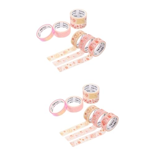 Angoily 2 Sätze Washi Tape Dekorative Klebebänder Für Scrapbooking Diy Projekte Tagebücher Und Geschenkgestaltung Farbenfrohe Ablösbare Sticker Für Bastelideen 7 Rollen * 2 Angoily 2 Sätze Washi Tape Dekorative Klebebänder Für Scrapbooking Diy Projekte Tagebücher Und Geschenkgestaltung Farbenfrohe Ablösbare Sticker Für Bastelideen 7 Rollen * 2 von Angoily