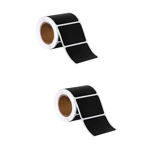 Angoily 2 Sätze Wasserdichte Diy Kreidetafel Aufkleber Abnehmbare Etiketten Für Küche Und Aufbewahrung Selbstklebend Aus Pvc Für Beschriftungen Und Markierungen 300 Stück * 2 von Angoily