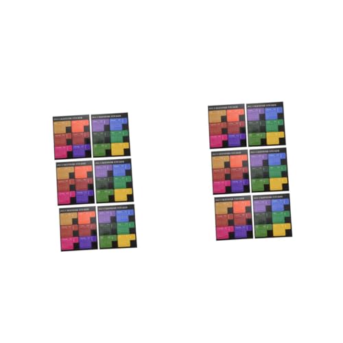 Angoily 2 Sätze Wasserdichte Haftnotizen Selbstklebende Seitenmarker Index Tabs Für Planer Und Notizbücher Praktische Notizetiketten Verschiedenen Farben 6 Blätter * 2 von Angoily