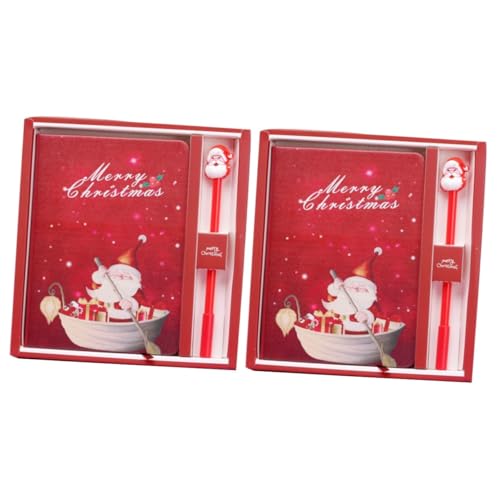 Angoily 2 Sätze Weihnachtsnotizset Notizbuch Notizblock schreiben Weihnachts-Notizblock Angoily 2 Sätze Weihnachtsnotizset Notizbuch Notizblock schreiben Weihnachts-Notizblock von Angoily