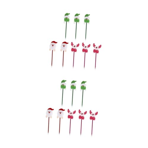Angoily 2 Sätze Weihnachtsstift Funkelnde Stifte Weihnachten Stifte Für Die Schule Kugelschreiber Mehrfarbiger Stift Festliches Stifte Schwamm 8 Stücke * 2 Angoily 2 Sätze Weihnachtsstift Funkelnde Stifte Weihnachten Stifte Für Die Schule Kugelschreiber Mehrfarbiger Stift Festliches Stifte Schwamm 8 Stücke * 2 von Angoily