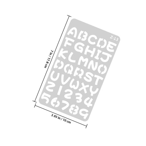 Angoily 2 Sätze Wiederverwendbare Buchstaben Schablonen aus Robustem Kunststoff Alphabet Vorlagen für DIY Malerei Scrapbooking Journale Vielseitige Letter Stencils für Kreative Angoily 2 Sätze Wiederverwendbare Buchstaben Schablonen aus Robustem Kunststoff Alphabet Vorlagen für DIY Malerei Scrapbooking Journale Vielseitige Letter Stencils für Kreative von Angoily