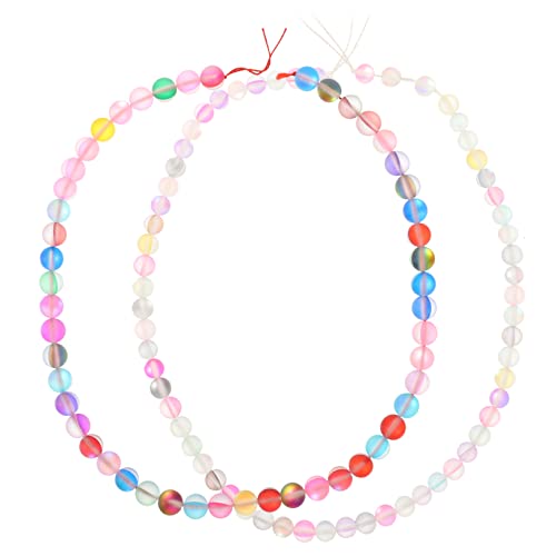 Angoily 2 Saiten Glitzerstein Kristallperlen Perlen Für Die Herstellung Von Armbändern Perlen Für Armbänder Perlen Zum Basteln Perlen Für Schmuckhersteller Armband Perlen Masse Colorful von Angoily
