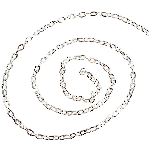 Angoily 2 Schmuckkette Schmuckzubehör Rostfrei Herstellung Klein Choker-kette Diy-kette Halskette Gliederketten Für Schmuck Selber Machen Eisen Silver Angoily 2 Schmuckkette Schmuckzubehör Rostfrei Herstellung Klein Choker-kette Diy-kette Halskette Gliederketten Für Schmuck Selber Machen Eisen Silver von Angoily