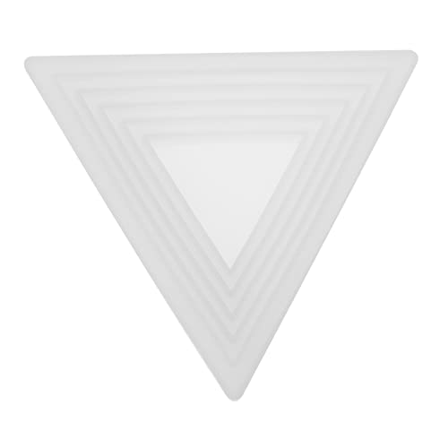 Angoily 2 Stck. DIY Silikon Gießform für Dreieckstablett mit Treppenstufen Design Wiederverwendbare und Leicht zu Reinigende Silikonform für Projekte für Handwerksliebhaber und Angoily 2 Stck. DIY Silikon Gießform für Dreieckstablett mit Treppenstufen Design Wiederverwendbare und Leicht zu Reinigende Silikonform für Projekte für Handwerksliebhaber und von Angoily