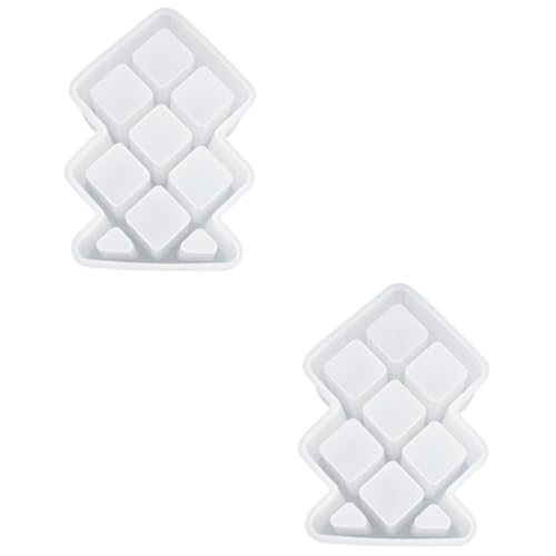 Angoily 2 Stck. Silikon Diy Moulds Aufbewahrungsbox Lippenstift Box Form Kreative Bastel und Gießform für Aufbewahrungslösungen von Angoily