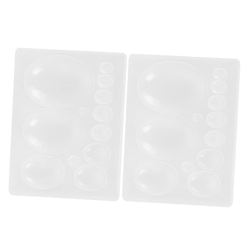 Angoily 2 Stk. Flexible Silikonformen für DIY Schmuck Anhänger Gießform Langlebig Transparent Leicht zu Reinigen für Kreative Handarbeiten und Geschenkgestaltung Angoily 2 Stk. Flexible Silikonformen für DIY Schmuck Anhänger Gießform Langlebig Transparent Leicht zu Reinigen für Kreative Handarbeiten und Geschenkgestaltung von Angoily