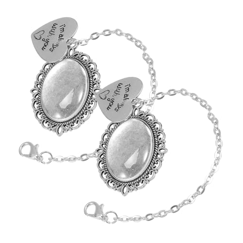 Angoily 2 Stück Abschlusshut Krempenornamente Quasten Charms Abschlusskappe Abschlusskappe Quastenkappe Foto Abschluss Gedenkfoto Charm Sublimations Foto Charm Foto Charms von Angoily