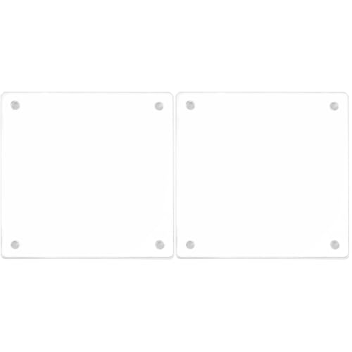 Angoily 2 Stück Acryl Displayständer für Preisschilder Tischkartenhalter aus Material für Geschäfte Bäckereien und Supermärkte Einfacher und Effektiver Informationshalter von Angoily