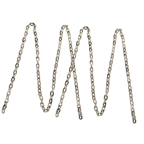 Angoily 2 Stück Acrylkette für Schmuckherstellung Glatte DIY Bastelkette in Gold und Marmor Abnehmbare Taschen und Schmuckketten Vielseitiges Zubehör für Designs Angoily 2 Stück Acrylkette für Schmuckherstellung Glatte DIY Bastelkette in Gold und Marmor Abnehmbare Taschen und Schmuckketten Vielseitiges Zubehör für Designs von Angoily