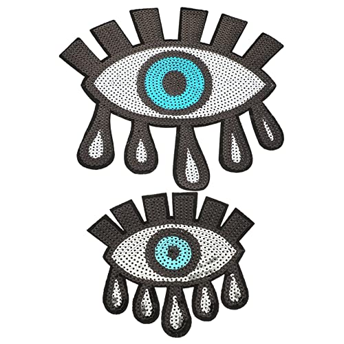 Angoily 2 Stück Augenklappen Patches Für Kleidung Kleidungsapplikationen Flicken Kleidung Zierliche Augen Dekorative Flicken Aufnäher Reparaturflicken Für Kleidung Gestickte Angoily 2 Stück Augenklappen Patches Für Kleidung Kleidungsapplikationen Flicken Kleidung Zierliche Augen Dekorative Flicken Aufnäher Reparaturflicken Für Kleidung Gestickte von Angoily