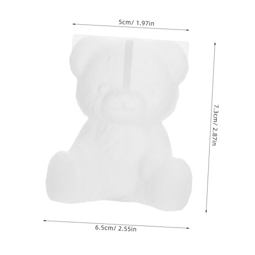 Angoily 2 Stück Bären Silikonformen Flexibel und Langlebig für DIY Kerzen Seifen Schokolade Fondant Harz Gießformen mit Niedlichem Bärendesign für Kreative Kuchen Süßwaren Dekoration Angoily 2 Stück Bären Silikonformen Flexibel und Langlebig für DIY Kerzen Seifen Schokolade Fondant Harz Gießformen mit Niedlichem Bärendesign für Kreative Kuchen Süßwaren Dekoration von Angoily
