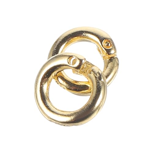 Angoily 2 Stück Biegeringe Für Schmuckherstellung Schlüsselverbindung Splitterkette Spaltring Runder Ringverbinder Biegeringe Aus Sterlingsilber 925 Mehrzweck Biegering S925 von Angoily