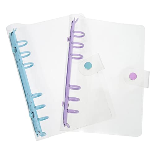 Angoily 2 Stück Bindemittel-notizbuch Büro Ordnerschutz Für Lose Blätter Notizblock Notizbuchordner Mit Losen Blättern Sammelalbum 6-ringe-ringbuch-notizbuchhüllenbinder 6-ringbuch Plastik Angoily 2 Stück Bindemittel-notizbuch Büro Ordnerschutz Für Lose Blätter Notizblock Notizbuchordner Mit Losen Blättern Sammelalbum 6-ringe-ringbuch-notizbuchhüllenbinder 6-ringbuch Plastik von Angoily