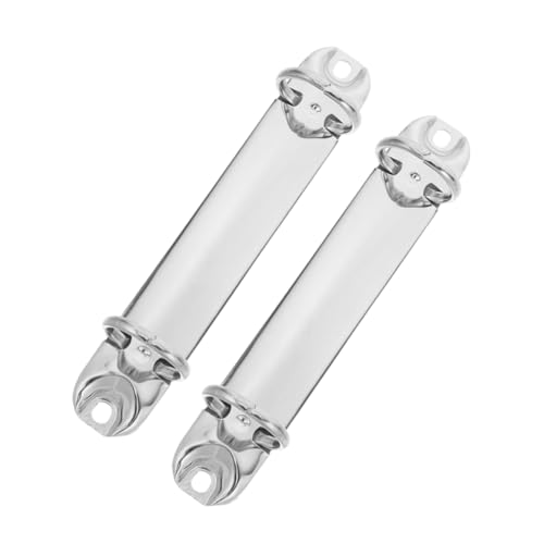 Angoily 2 Stück Binderverschluss Heftklammer Klemme Für Schnellhefter Abnehmbarer Loseblattring Ringbuch-clip Feilenclip Aus Metall Ordnerklammer Blattmetallclip Metallklammer Eisen Silber von Angoily