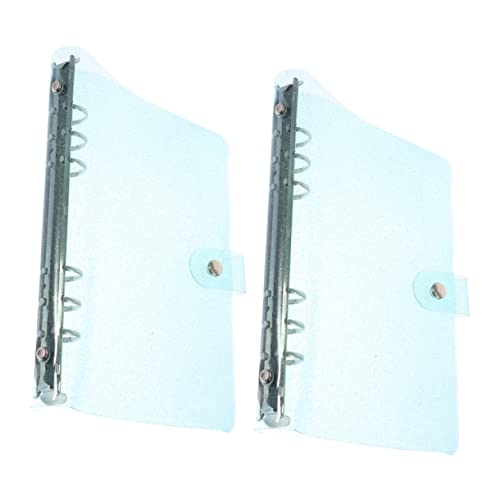 Angoily 2 Stück Blauer PVC Ringbuch Cover Teiliges Ring Loose Leaf Planer Zubehör Langlebig und Praktisch Schützt Notizen und Sorgt für Gute Angoily 2 Stück Blauer PVC Ringbuch Cover Teiliges Ring Loose Leaf Planer Zubehör Langlebig und Praktisch Schützt Notizen und Sorgt für Gute von Angoily