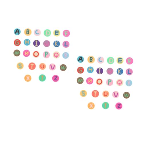 Angoily 2 Stück Bunte Flache Rundperlen Weichem für Diy Schmuckherstellung und Bastelprojekte Einfaches Design Auffädeln Angoily 2 Stück Bunte Flache Rundperlen Weichem für Diy Schmuckherstellung und Bastelprojekte Einfaches Design Auffädeln von Angoily