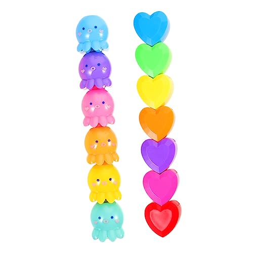 Angoily 2 Stück Bunte Octopus Textmarker Cartoonförmige Marker mit Breitem Griff Fluoreszierende Highlights für Schüler Markierungsstifte zum Hervorheben Wichtiger Notizen für Schule und Angoily 2 Stück Bunte Octopus Textmarker Cartoonförmige Marker mit Breitem Griff Fluoreszierende Highlights für Schüler Markierungsstifte zum Hervorheben Wichtiger Notizen für Schule und von Angoily