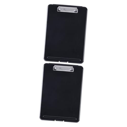 Angoily 2 Stück Clipboard aus Kunststoff mit Clip Schreibbrett und Großem Fassungsvermögen Praktischer Papierhalter und Stifthalter Leicht mit Wandaufhängung für Büro Schule und Zuhause Angoily 2 Stück Clipboard aus Kunststoff mit Clip Schreibbrett und Großem Fassungsvermögen Praktischer Papierhalter und Stifthalter Leicht mit Wandaufhängung für Büro Schule und Zuhause von Angoily