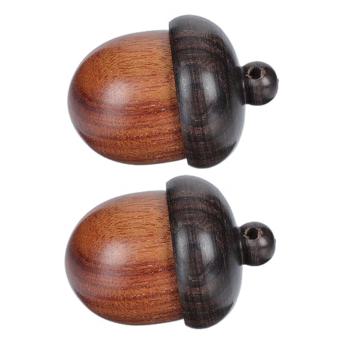 Angoily 2 Stück Dekorative Anhänger Holz im Design DIY Zubehör für und Auto Dekoration und Langlebig für Kreative Projekte von Angoily