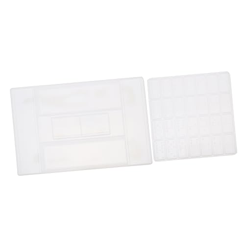 Angoily 2 Stück Diy Silikon Gießform für Teiliges Domino Aufbewahrungsbox Set Leicht zu Reinigen und Kinderfreundlich für Kreative Projekte und Praktische Aufbewahrung von Angoily