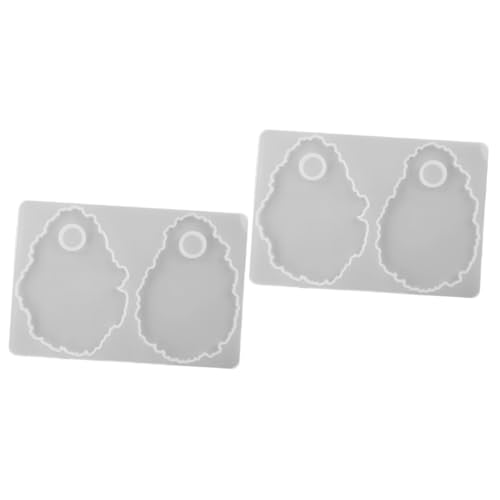 Angoily 2 Stück Diy Silikon Tray Form für Makeup Unregelmäßige Epoxidharz Gießform für Kreative Bastelprojekte für Einzigartige Kosmetikablagen Leicht zu Reinigen und Flexibel von Angoily