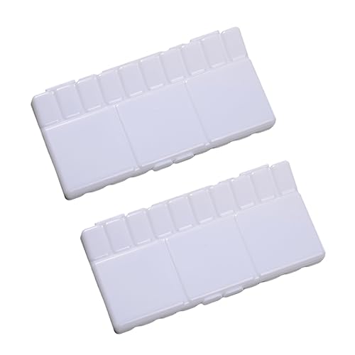 Angoily 2 Stück Faltbare Kunstpalette für Wasserfarben Acrylfarben Leicht und Stapelbar für Künstler und Einfach zu Reinigen und Langlebig Angoily 2 Stück Faltbare Kunstpalette für Wasserfarben Acrylfarben Leicht und Stapelbar für Künstler und Einfach zu Reinigen und Langlebig von Angoily