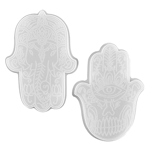 Angoily 2 Stück Fatimas Handform Gießen Handwerk Epoxidform Fondant wiederverwendbar epoxidharz Epoxid-Gießformen Silikonformen, Gussformen Handgussform Kieselgel Weiß Angoily 2 Stück Fatimas Handform Gießen Handwerk Epoxidform Fondant wiederverwendbar epoxidharz Epoxid-Gießformen Silikonformen, Gussformen Handgussform Kieselgel Weiß von Angoily