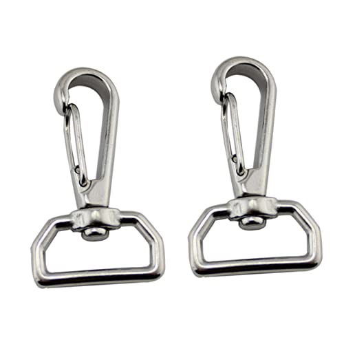 Angoily 2 Stück Federhaken Karabiner Schnalle für Gepäck Robuste und Rostfreie Koffer Zubehörteile für Camping und Outdoor Aktivitäten von Angoily