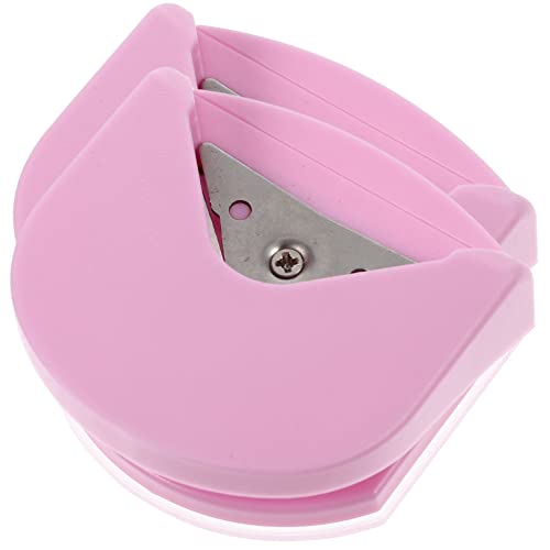 Angoily 2 Stück Filet Kleiner Locher Papierlocher Guillotine Aus Papier Eckenschneider Runder Puncher Papierrundschneider Schläge Dreilocher Klingen Gürtel Zubehör Rosa Rostfreier Stahl von Angoily