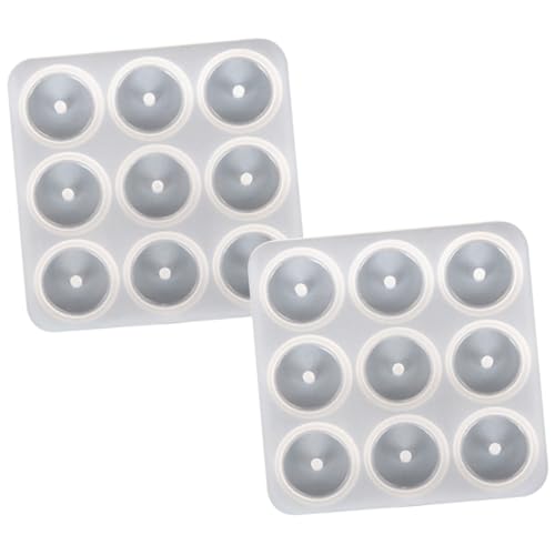 Angoily 2 Stück Flexible Langlebige DIY Silikonform für Epoxidharz Anhänger Weiche Verschleißfeste Gießform im Sicherheitsverschluss Design für Handgefertigte Halsketten und Angoily 2 Stück Flexible Langlebige DIY Silikonform für Epoxidharz Anhänger Weiche Verschleißfeste Gießform im Sicherheitsverschluss Design für Handgefertigte Halsketten und von Angoily