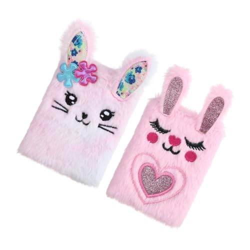 Angoily 2 Stück Fluffy Kaninchen Notizbuch Plüsch Umschlag Weiches Liniertes Tagebuch für Schüler Mädchen Kleines Leichtes Tragbares Journal für Täglichen Gebrauch Süßes Samt design Angoily 2 Stück Fluffy Kaninchen Notizbuch Plüsch Umschlag Weiches Liniertes Tagebuch für Schüler Mädchen Kleines Leichtes Tragbares Journal für Täglichen Gebrauch Süßes Samt design von Angoily