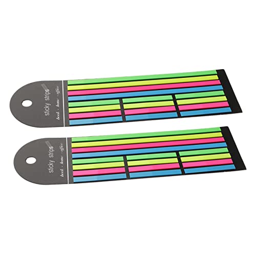Angoily 2 Stück Fluoreszierende Haftnotizen Tab Lange Textmarkerstreifen Farben Pads Selbstklebende Lesemarkierungen Highlight-streifen Klein Klebestreifen Das Haustier Angoily 2 Stück Fluoreszierende Haftnotizen Tab Lange Textmarkerstreifen Farben Pads Selbstklebende Lesemarkierungen Highlight-streifen Klein Klebestreifen Das Haustier von Angoily